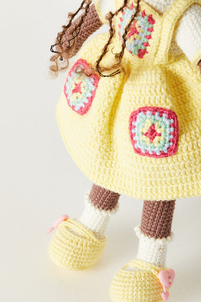 Jasmine Large Crochet Doll | Handmade with Organic Cotton Yarn