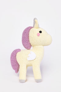 Sadie the Unicorn | Handmade with Organic Cotton Yarn