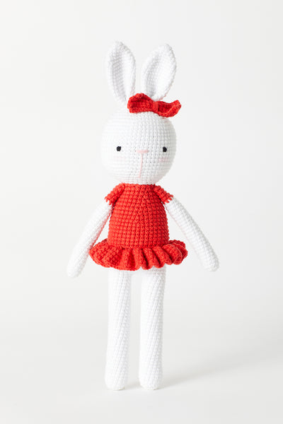 Olivia the Bunny | Handmade with Organic Cotton Yarn