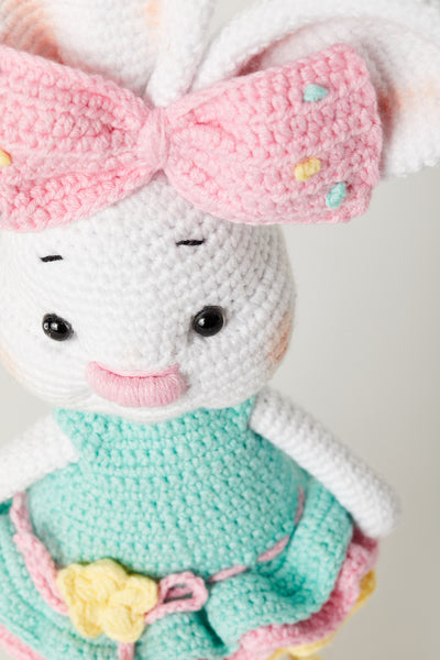 Emma the Bunny | Handmade with Organic Cotton Yarn