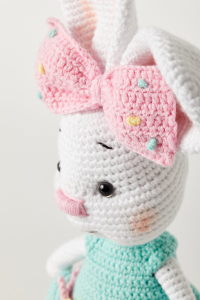 Emma the Bunny | Handmade with Organic Cotton Yarn