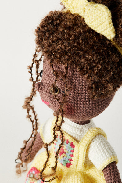 Jasmine Large Crochet Doll | Handmade with Organic Cotton Yarn