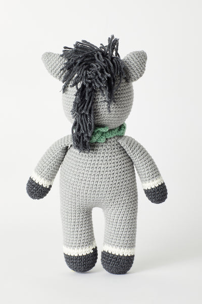 Bronchi the Donkey | Handmade with Organic Cotton Yarn